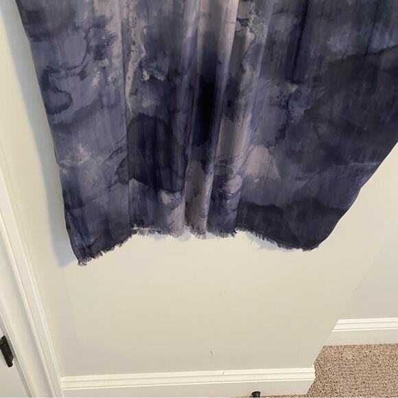 NWT Grade & Gather Blue Gray Splatter Mini Dress S/M - Picture 14 of 14